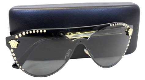 versace women's sunglasses metal